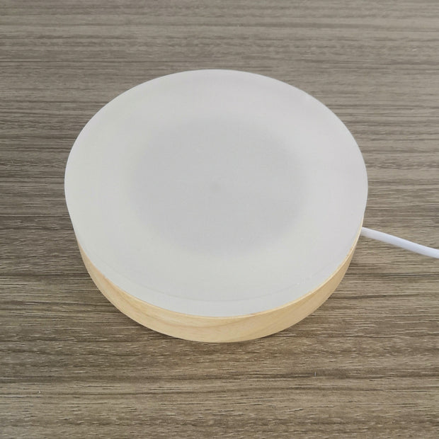 Wooden Night Light Bedside Acrylic Led Warm Light Side A Few Atmosphere Lights Usb5V Power Supply Low Voltage Diy Base Warm light dimmer switch USB