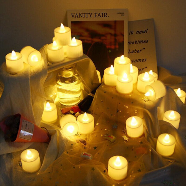 LED Electronic Candle Lamp Props Decorative Atmosphere Surround Lights Home Decor